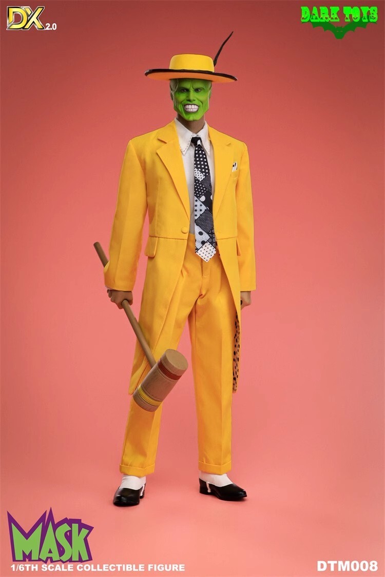 Ready! New DARK TOYS DTM008 1/6 Mask Man Jim Deluxe Edition 2.0 Action Figure