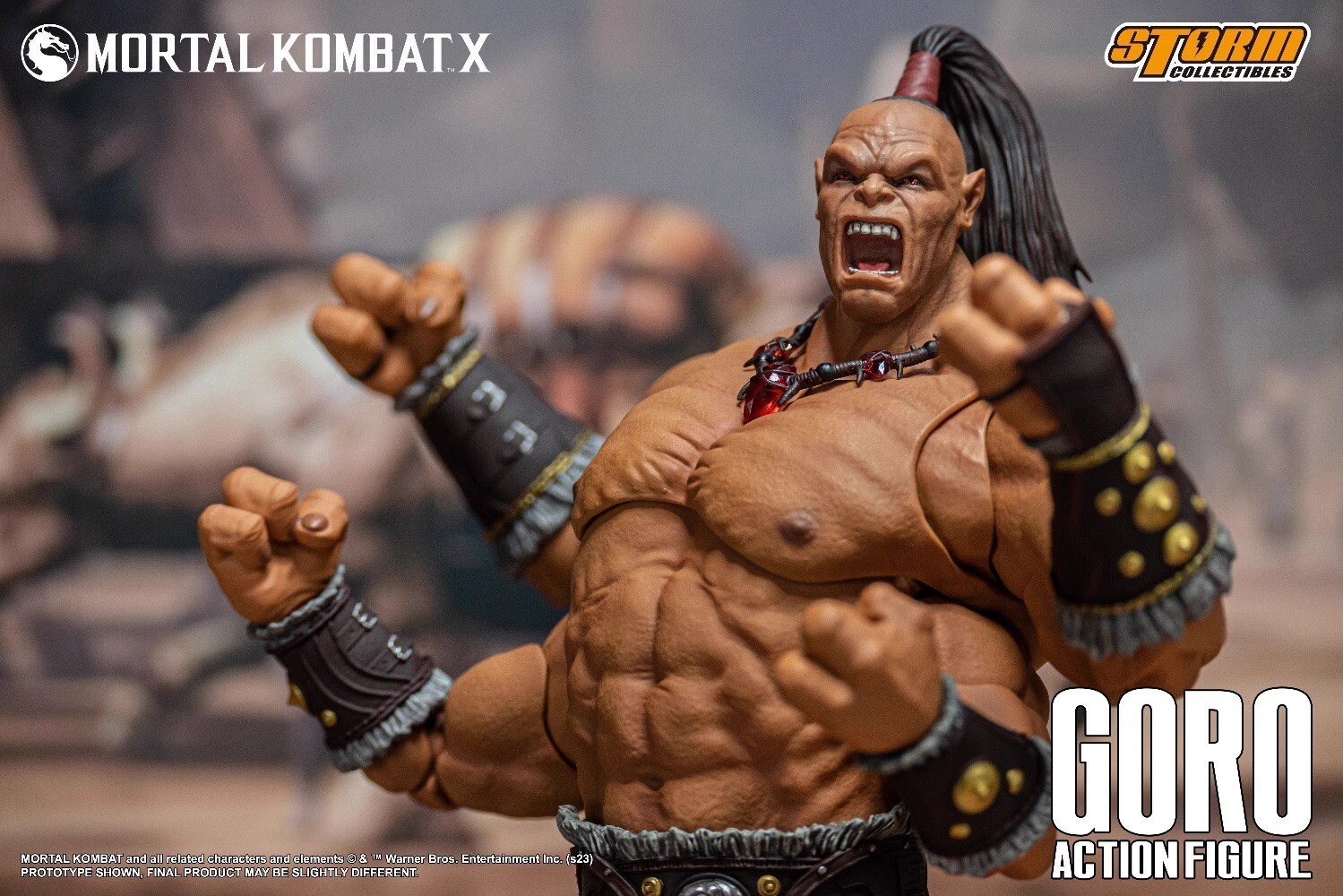 Storm Toys DCMK18 1/12 Mortal Kombat GORO Collectible Action Figure In Stock New
