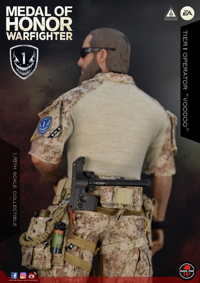 Soldier Story 1/6 SS106 Voodoo Medal Of Honor Navy SEAL Operator Soldier Figure