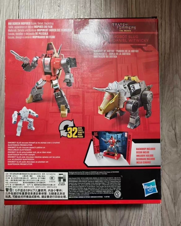 New Transformers Studio Series 86 Dinobot Slug & Daniel Witwicky Action Figure