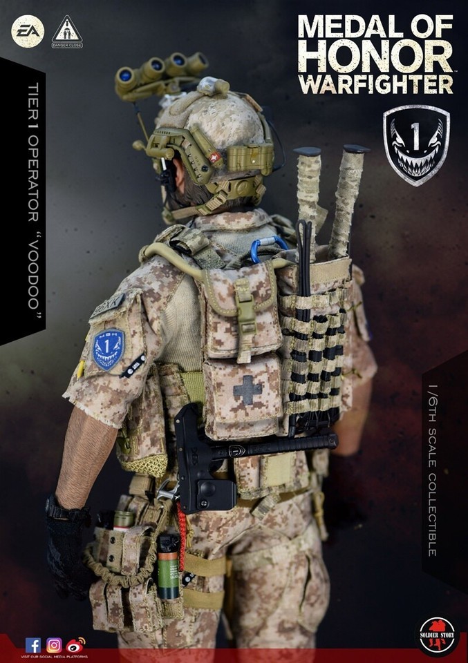 Soldier Story 1/6 SS106 Voodoo Medal Of Honor Navy SEAL Operator Soldier Figure