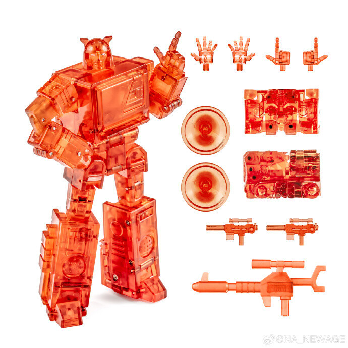 Newage NA H62R LOUIE Mini G1 Blaster Transformable Action figure In Stock