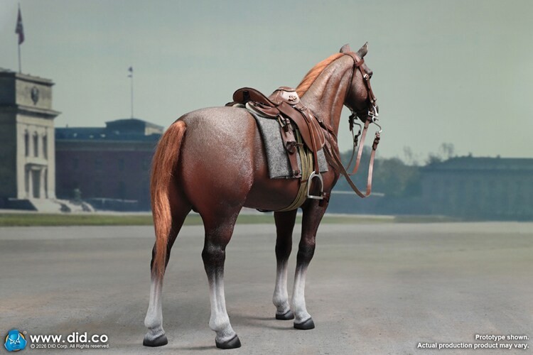 In Stock DID E60084 War Horse 1/6 Scale Standing for 12in Cavalry Action Figure