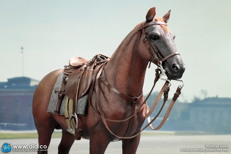In Stock DID E60084 War Horse 1/6 Scale Standing for 12in Cavalry Action Figure