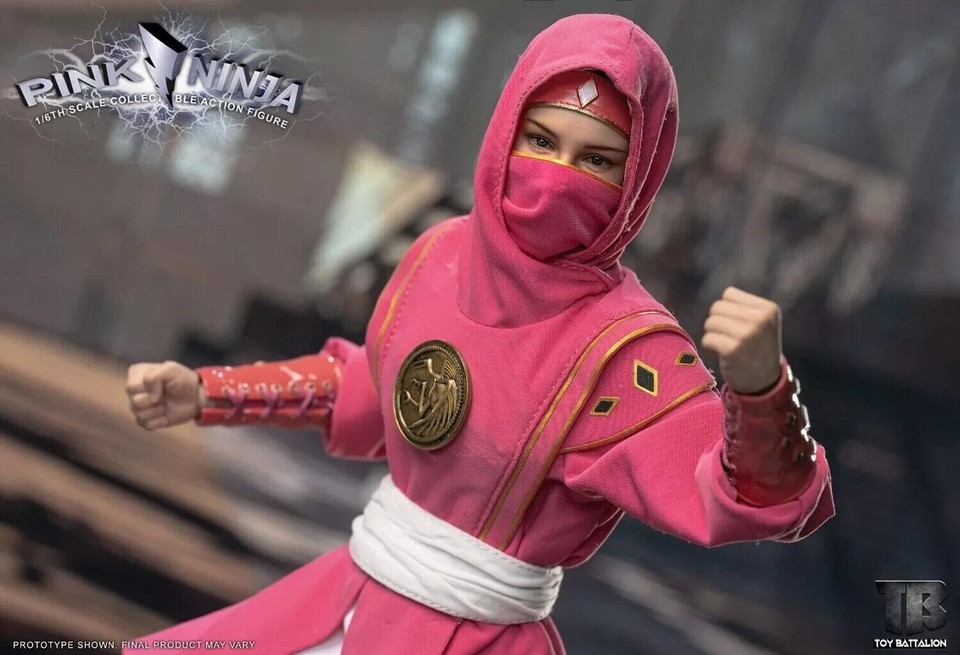 In Hand!  New TOYS BATTALION 1/6 TB018 1/6 Pink Ninja 12" Action Figure