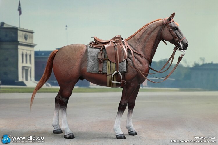 In Stock DID E60084 War Horse 1/6 Scale Standing for 12in Cavalry Action Figure