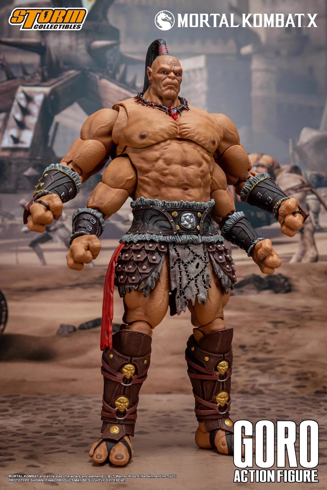 Storm Toys DCMK18 1/12 Mortal Kombat GORO Collectible Action Figure In Stock New