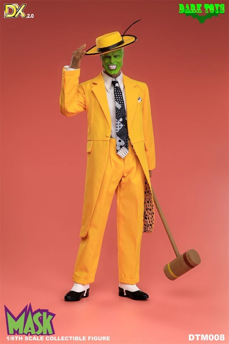 Ready! New DARK TOYS DTM008 1/6 Mask Man Jim Deluxe Edition 2.0 Action Figure