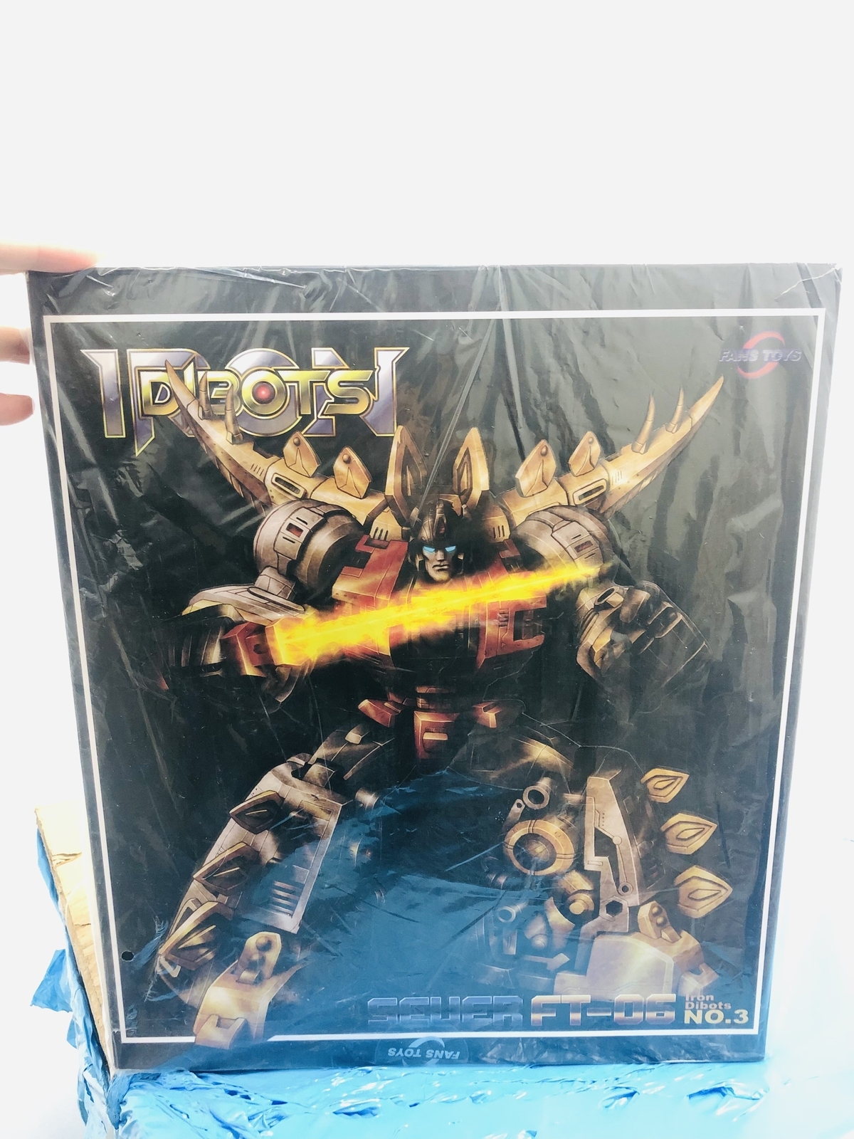 In Hand Transformable Iron Dibots Fans Toys FT-06 Sever Snarl FT06 Action Figure