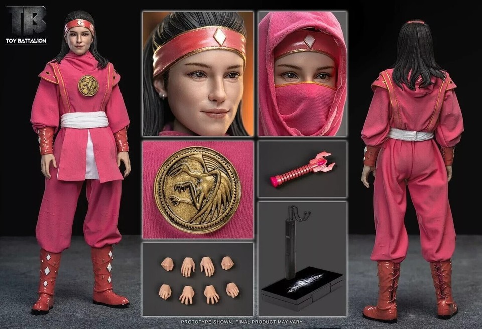 In Hand!  New TOYS BATTALION 1/6 TB018 1/6 Pink Ninja 12" Action Figure