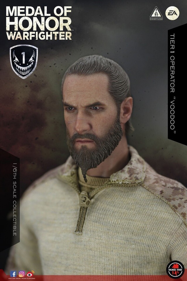 Soldier Story 1/6 SS106 Voodoo Medal Of Honor Navy SEAL Operator Soldier Figure