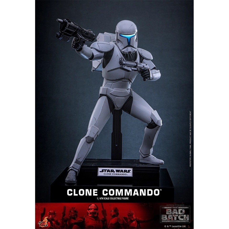 In Stock New Hot Toys TMS131 Star Wars The Bad Batch Clone Commando 1/6 Figure