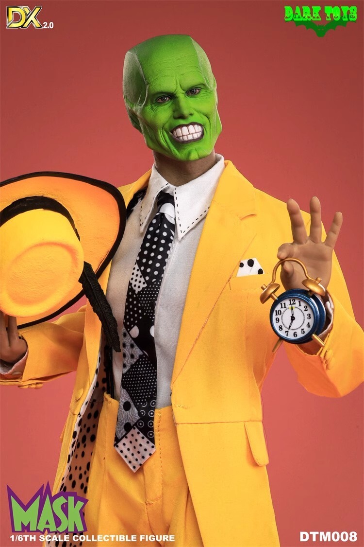 Ready! New DARK TOYS DTM008 1/6 Mask Man Jim Deluxe Edition 2.0 Action Figure