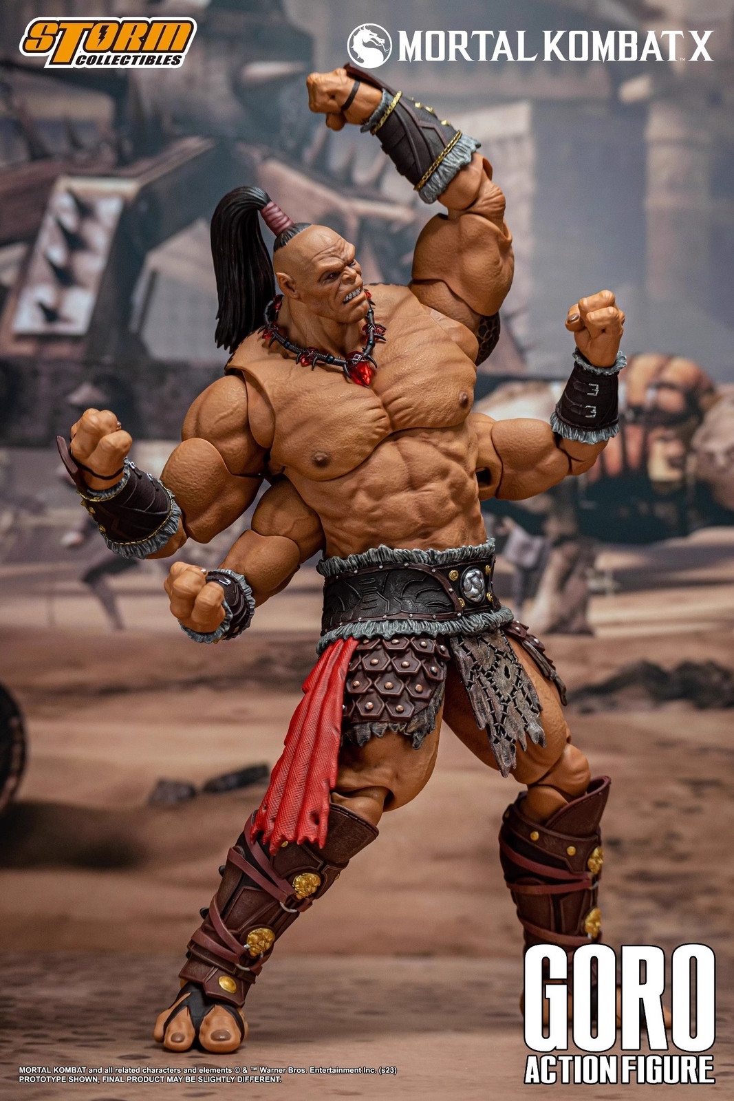 Storm Toys DCMK18 1/12 Mortal Kombat GORO Collectible Action Figure In Stock New