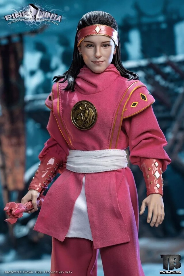 In Hand!  New TOYS BATTALION 1/6 TB018 1/6 Pink Ninja 12" Action Figure