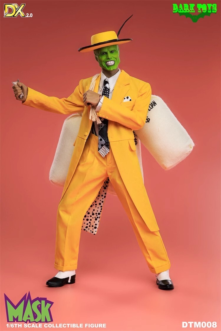 Ready! New DARK TOYS DTM008 1/6 Mask Man Jim Deluxe Edition 2.0 Action Figure