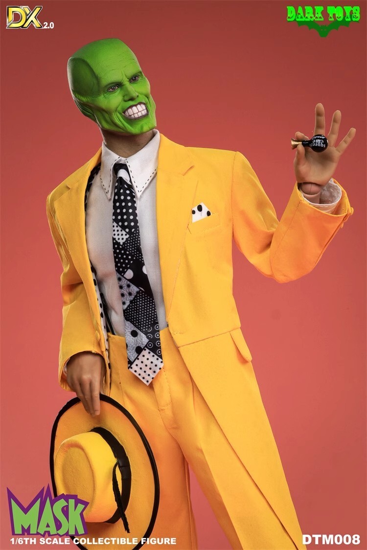 Ready! New DARK TOYS DTM008 1/6 Mask Man Jim Deluxe Edition 2.0 Action Figure