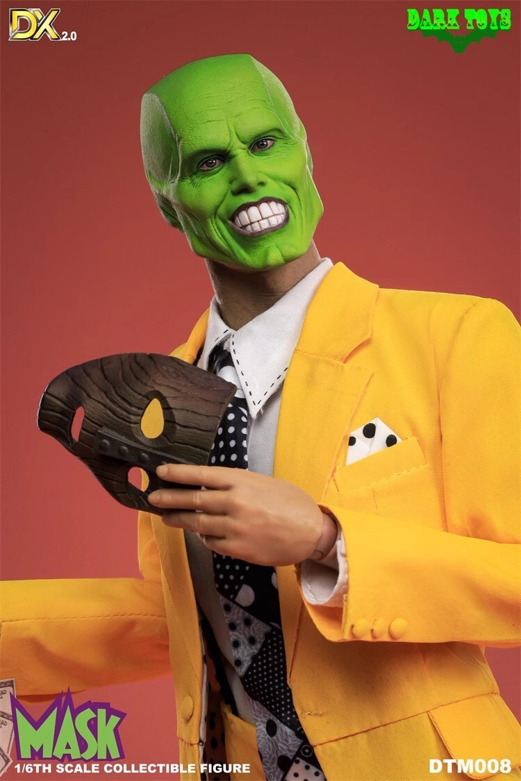 Ready! New DARK TOYS DTM008 1/6 Mask Man Jim Deluxe Edition 2.0 Action Figure
