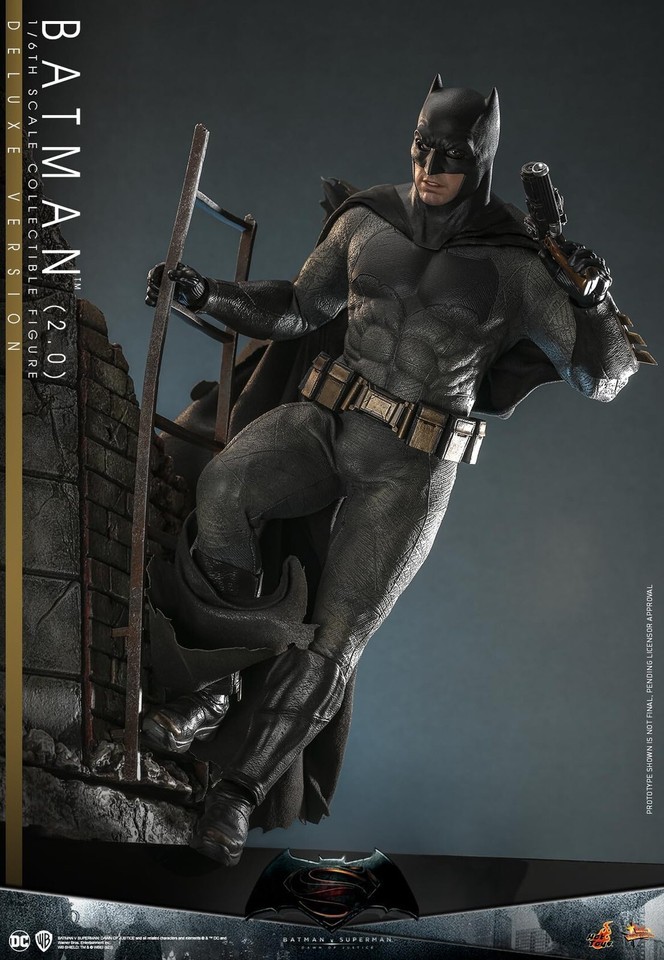 Ready! New Hot Toys MMS732 1/6 Batman v Superman 2.0 Batman Deluxe Version
