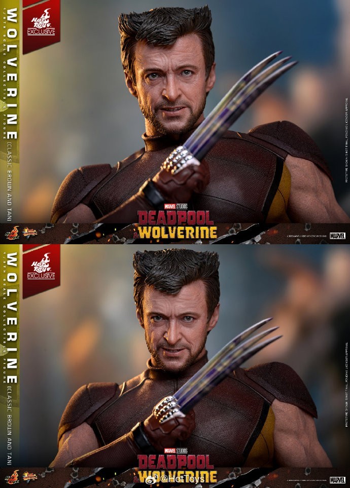 Ready! New Hot Toys MMS831 Deadpool Wolverine Classic Brown and Tan WF Version!