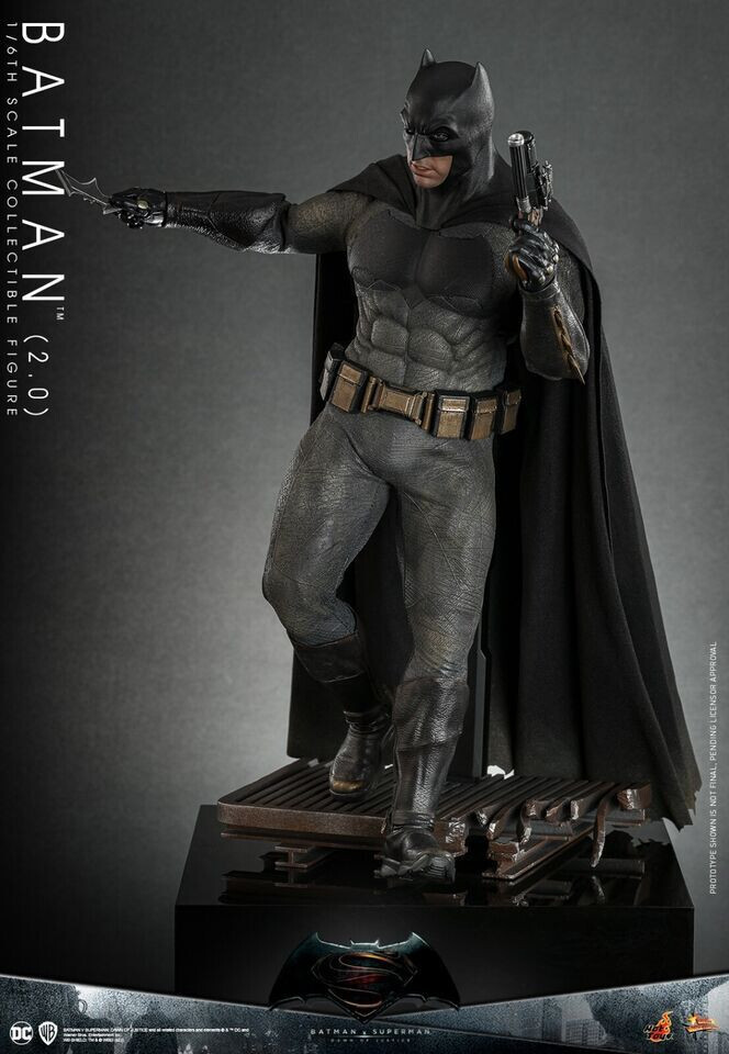 Ready! New Hot Toys MMS732 1/6 Batman v Superman 2.0 Batman Deluxe Version