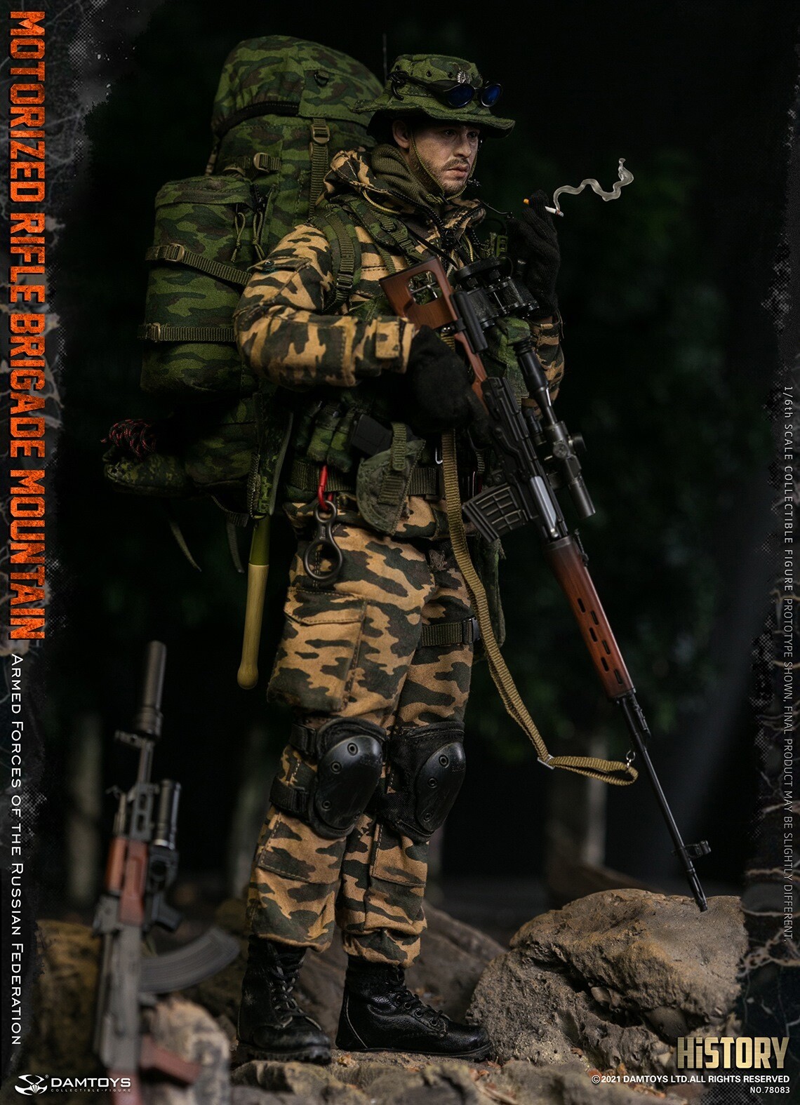 New DAMTOYS DAM 78083 MOTORIZED RIFLE BRIGADE MOUNTAIN 1/6 Action Figure Model