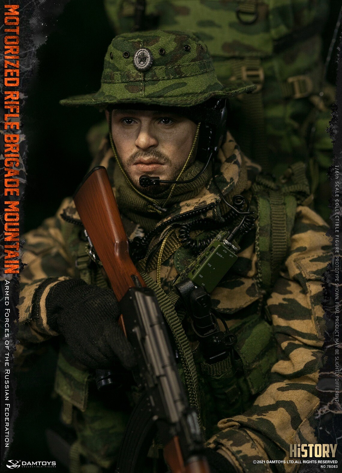 New DAMTOYS DAM 78083 MOTORIZED RIFLE BRIGADE MOUNTAIN 1/6 Action Figure Model