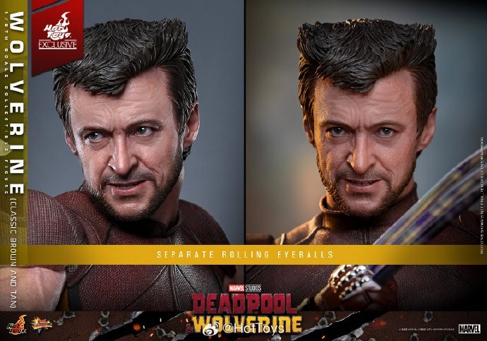 Ready! New Hot Toys MMS831 Deadpool Wolverine Classic Brown and Tan WF Version!