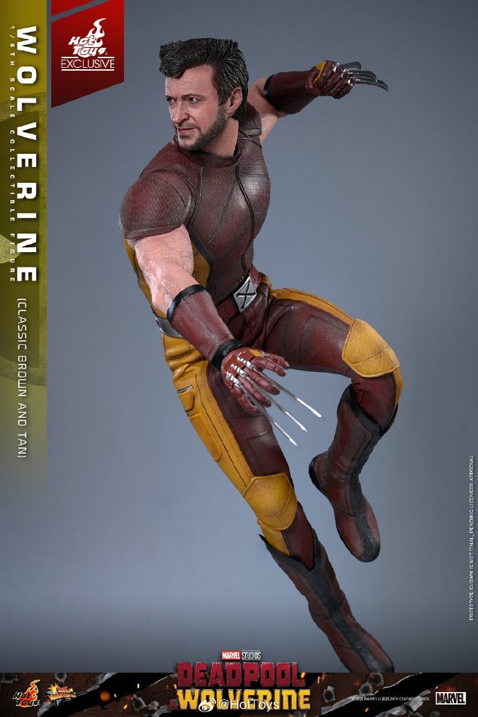 Ready! New Hot Toys MMS831 Deadpool Wolverine Classic Brown and Tan WF Version!