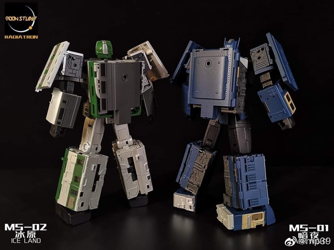 Ready! Moon Studio MS-07 Radiatron Trainbots Combiner Raiden Set of 6 Figures