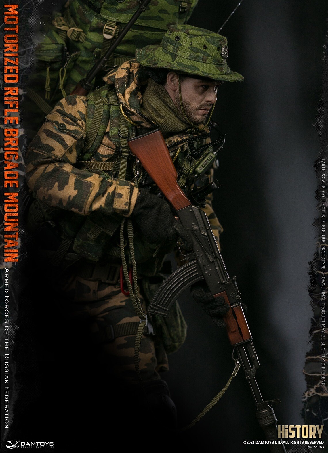 New DAMTOYS DAM 78083 MOTORIZED RIFLE BRIGADE MOUNTAIN 1/6 Action Figure Model