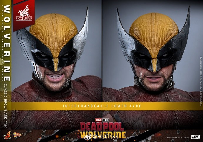 Ready! New Hot Toys MMS831 Deadpool Wolverine Classic Brown and Tan WF Version!