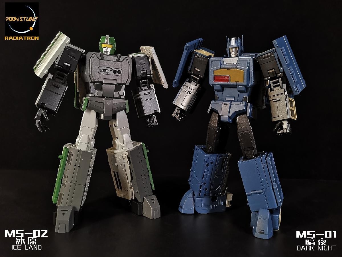 Ready! Moon Studio MS-07 Radiatron Trainbots Combiner Raiden Set of 6 Figures