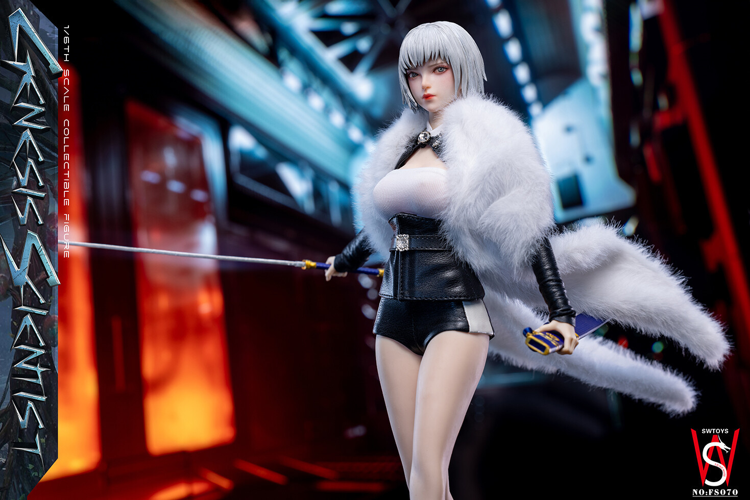 In Stock New SWTOYS FS070 1/6 Genesis Scientist Collectible Female Action Figure