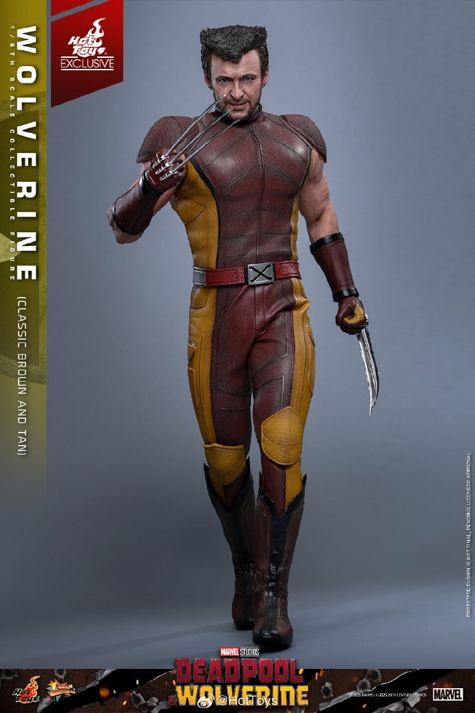 Ready! New Hot Toys MMS831 Deadpool Wolverine Classic Brown and Tan WF Version!