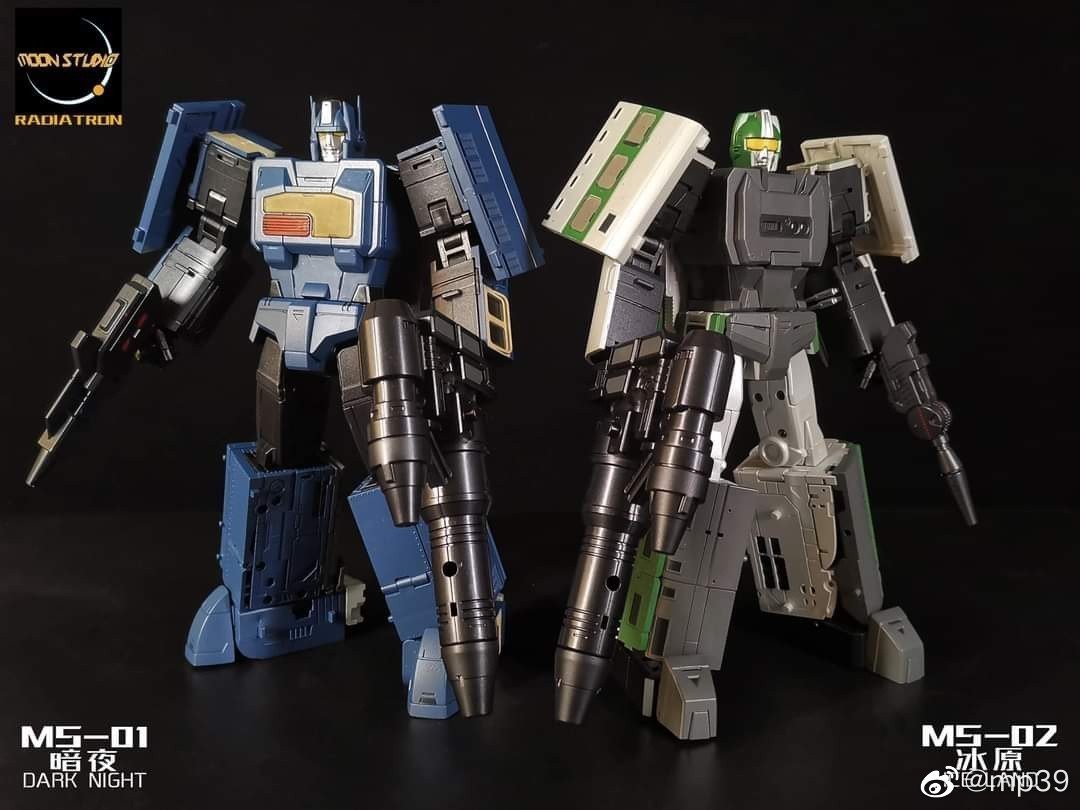 Ready! Moon Studio MS-07 Radiatron Trainbots Combiner Raiden Set of 6 Figures