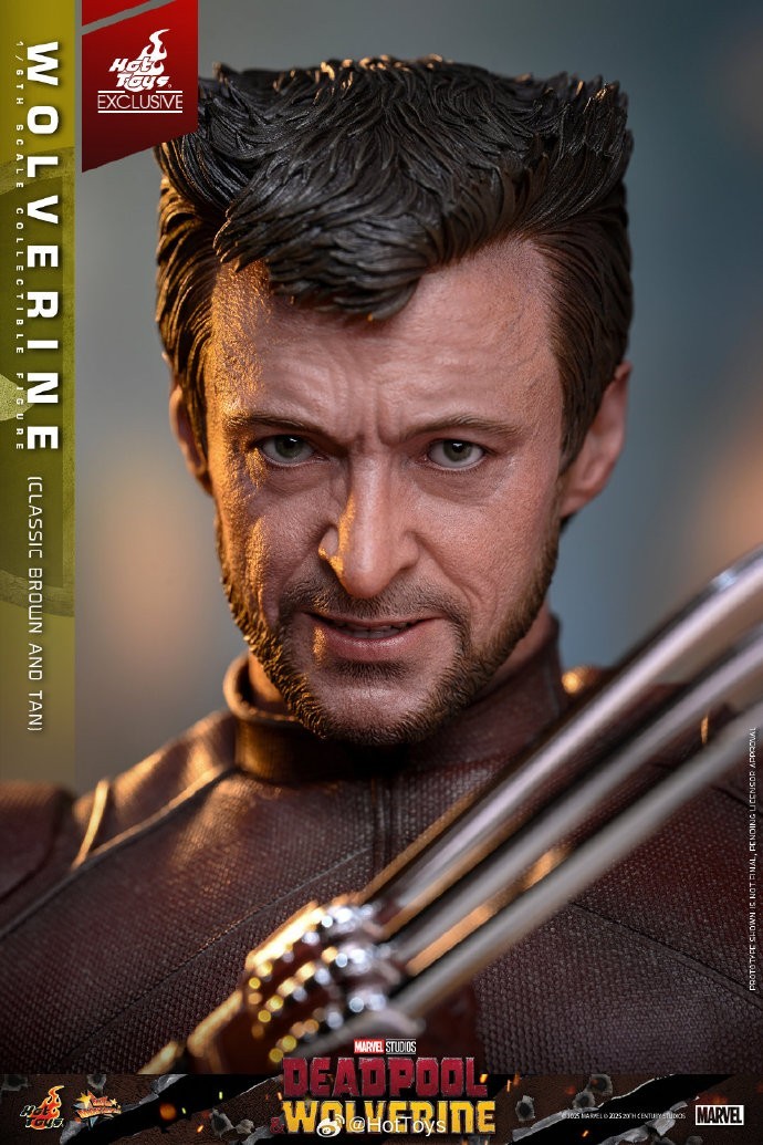 Ready! New Hot Toys MMS831 Deadpool Wolverine Classic Brown and Tan WF Version!