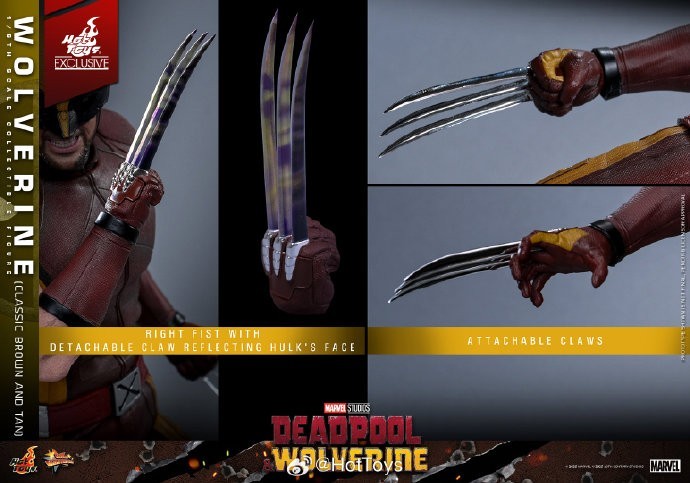 Ready! New Hot Toys MMS831 Deadpool Wolverine Classic Brown and Tan WF Version!