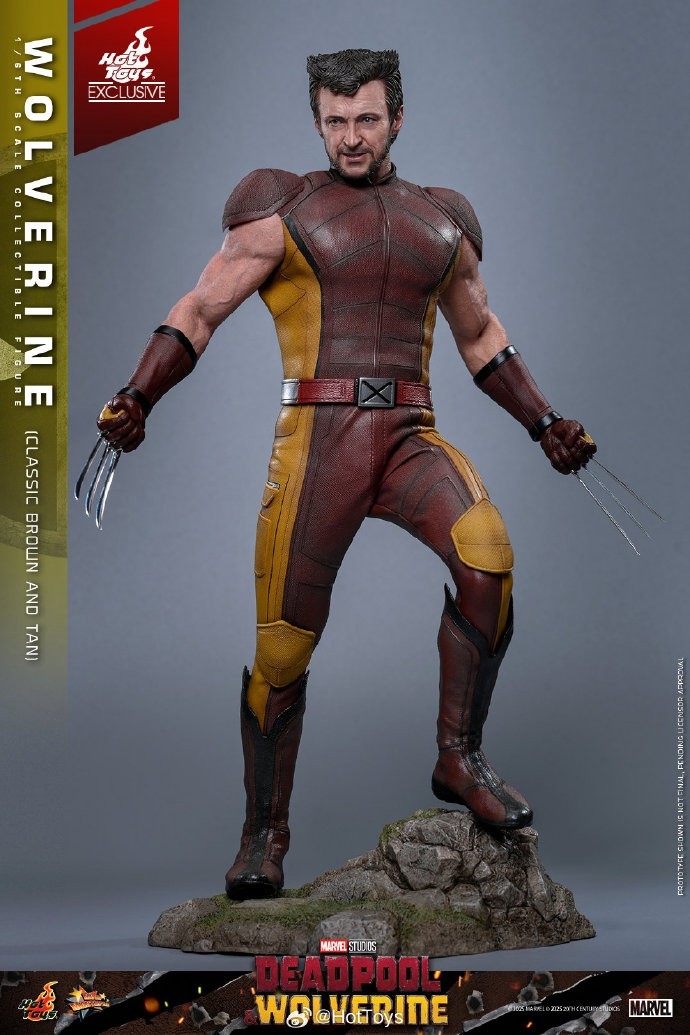Ready! New Hot Toys MMS831 Deadpool Wolverine Classic Brown and Tan WF Version!