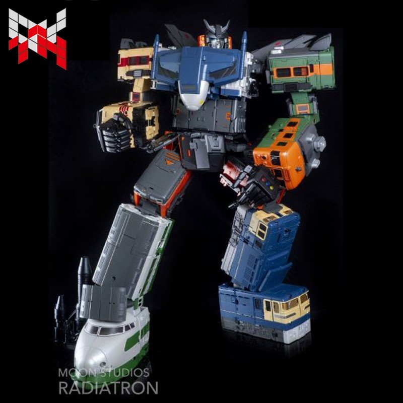 Ready! Moon Studio MS-07 Radiatron Trainbots Combiner Raiden Set of 6 Figures