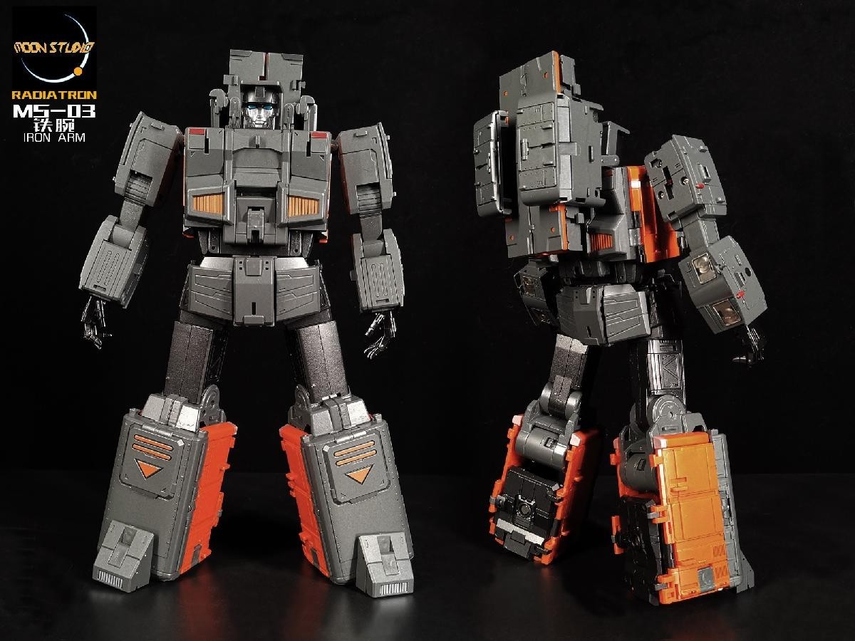 Ready! Moon Studio MS-07 Radiatron Trainbots Combiner Raiden Set of 6 Figures