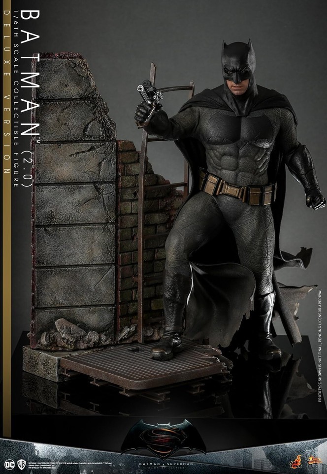 Ready! New Hot Toys MMS732 1/6 Batman v Superman 2.0 Batman Deluxe Version