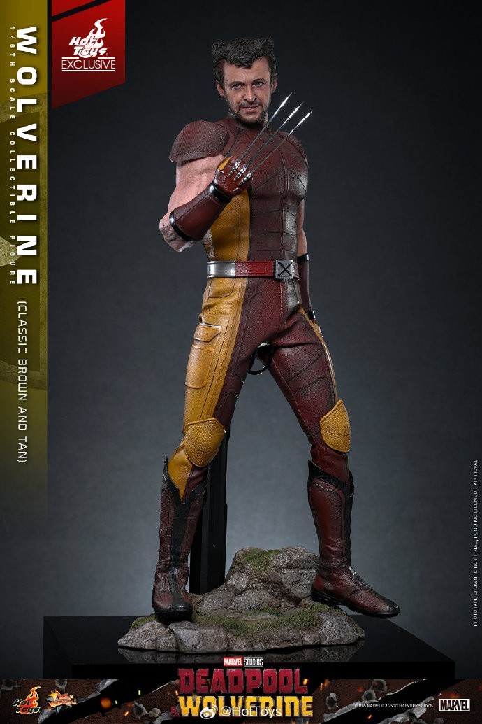 Ready! New Hot Toys MMS831 Deadpool Wolverine Classic Brown and Tan WF Version!