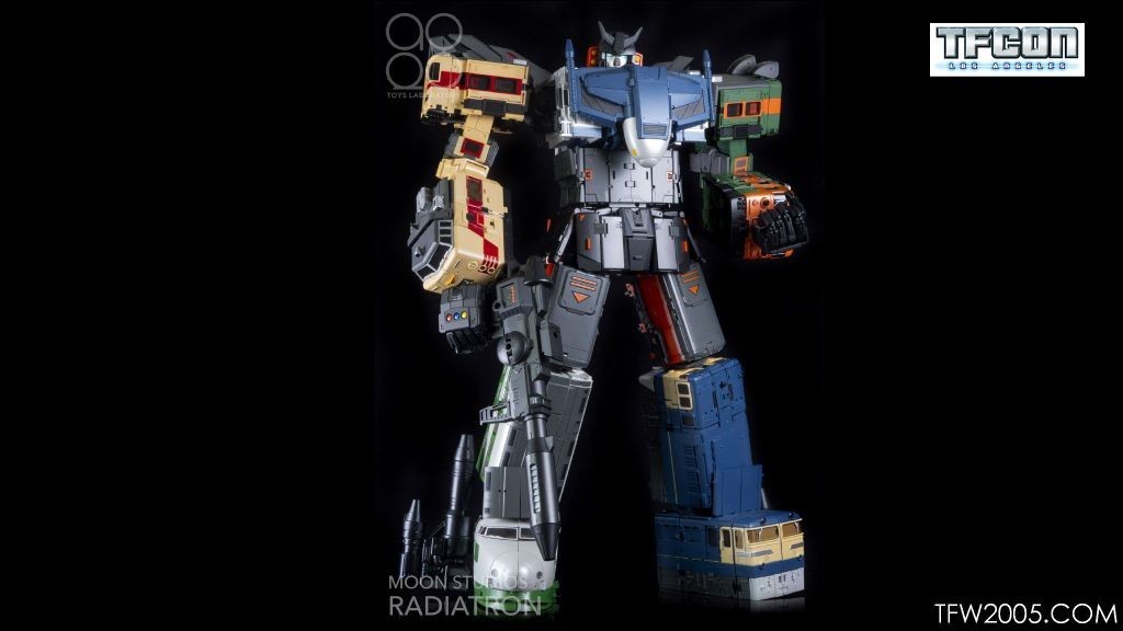 Ready! Moon Studio MS-07 Radiatron Trainbots Combiner Raiden Set of 6 Figures