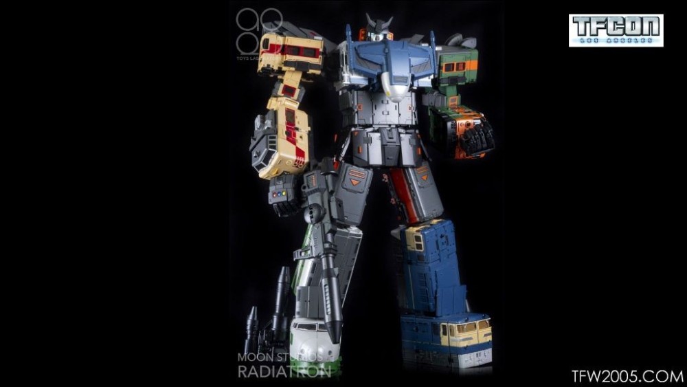 Ready! Moon Studio MS-07 Radiatron Trainbots Combiner Raiden Set of 6 Figures