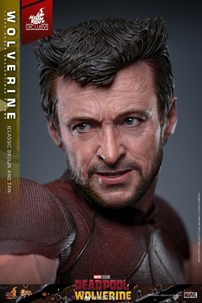 Ready! New Hot Toys MMS831 Deadpool Wolverine Classic Brown and Tan WF Version!