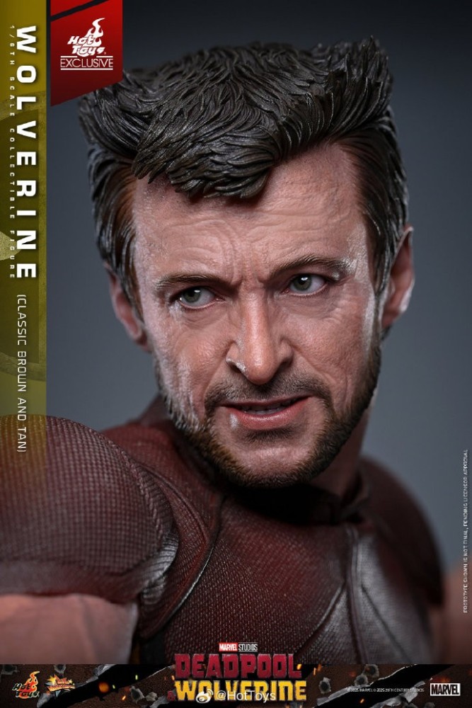 Ready! New Hot Toys MMS831 Deadpool Wolverine Classic Brown and Tan WF Version!