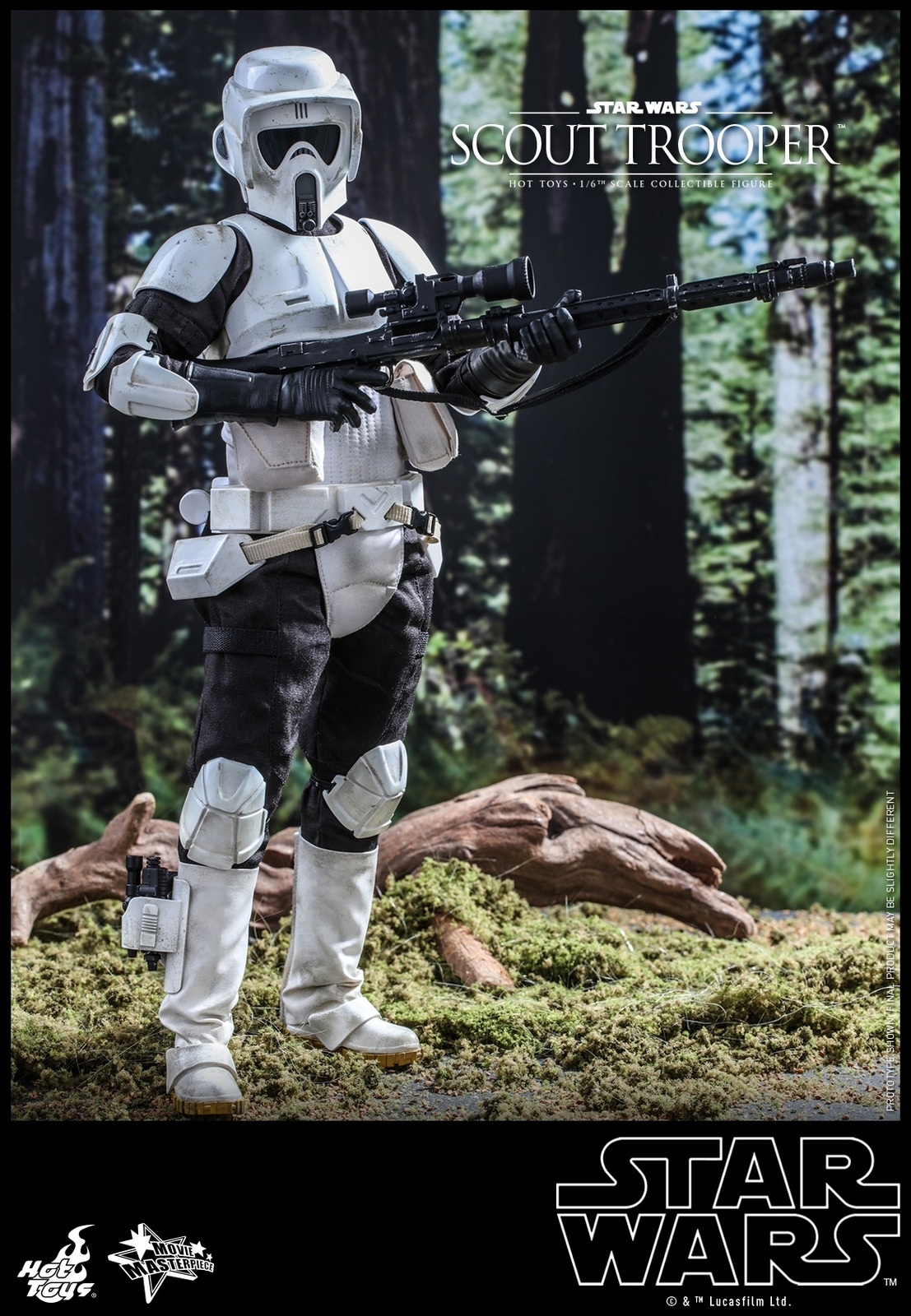 New Hot Toys MMS611 STAR WARS: RETURN OF THE JEDI 1/6 SCOUT TROOPER Figure