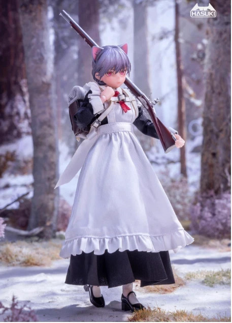 Ready! New HASUKI PA.010 Nun Maid Gunner 1/12 FKEY Complete Action Figure