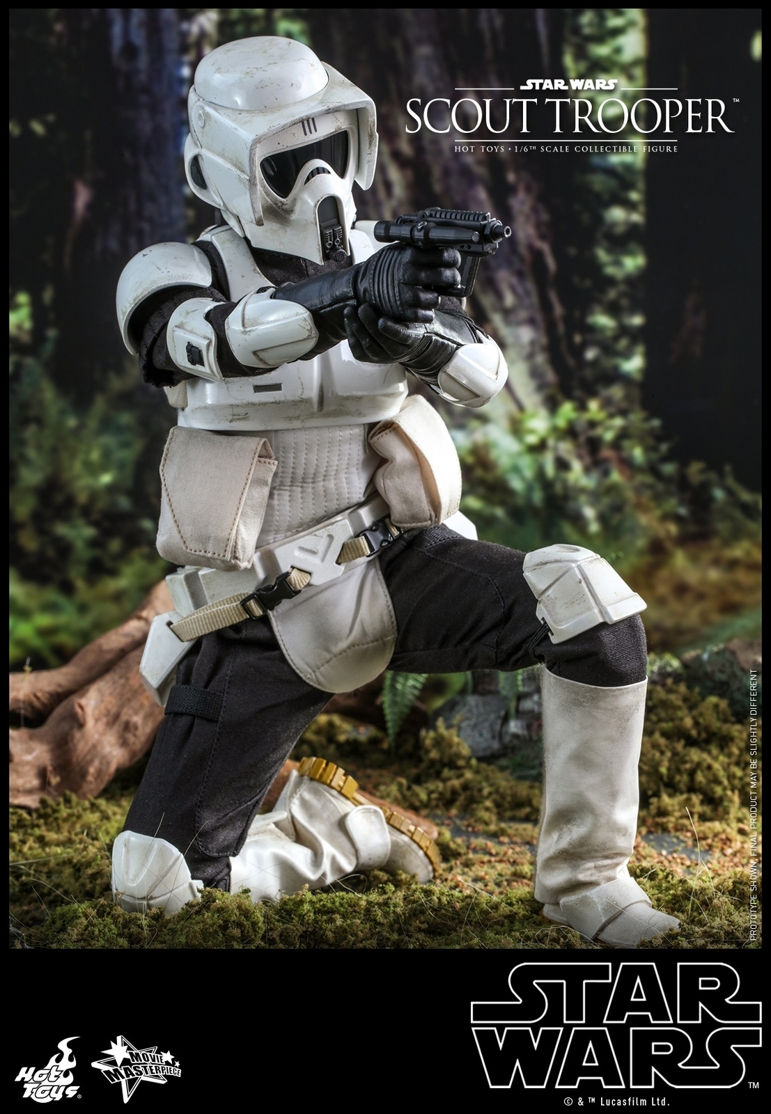 New Hot Toys MMS611 STAR WARS: RETURN OF THE JEDI 1/6 SCOUT TROOPER Figure